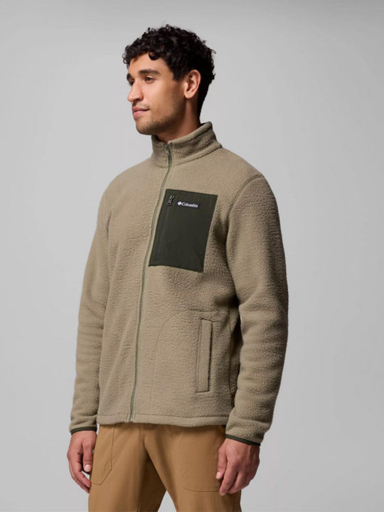 Ridge Men's Fleece Cardigan Green