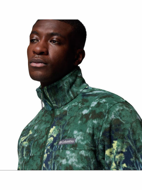 Steens Mountain Men's Fleece Cardigan Green