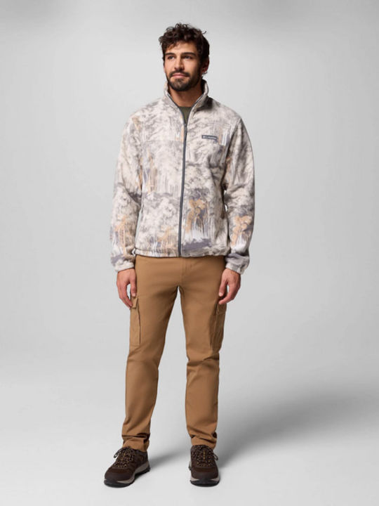 Steens Mountain Men's Fleece Cardigan Gray
