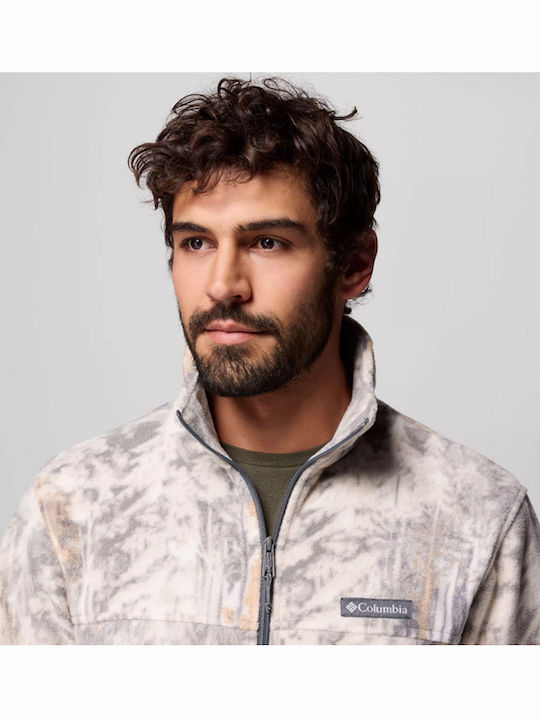 Steens Mountain Men's Fleece Cardigan Gray