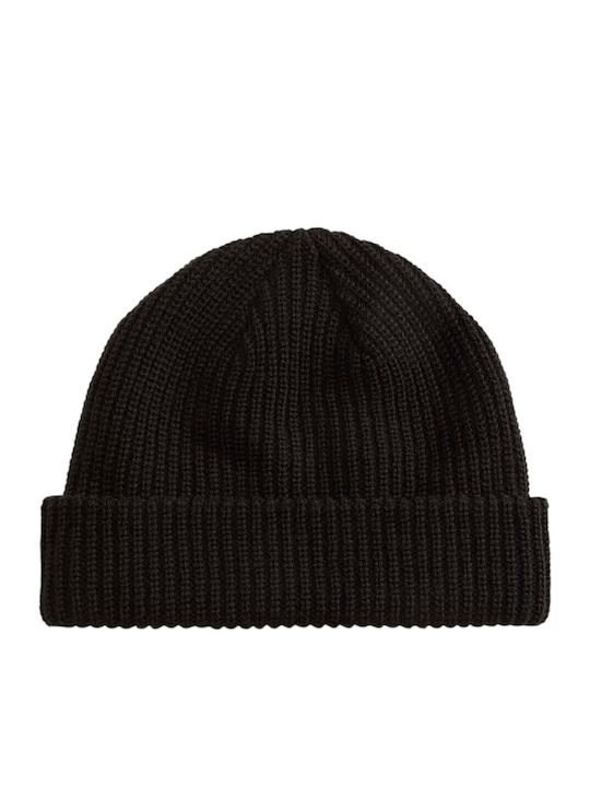 Core Basic Beanie Unisex Σκούφος Πλεκτός σε Μαύρο χρώμα