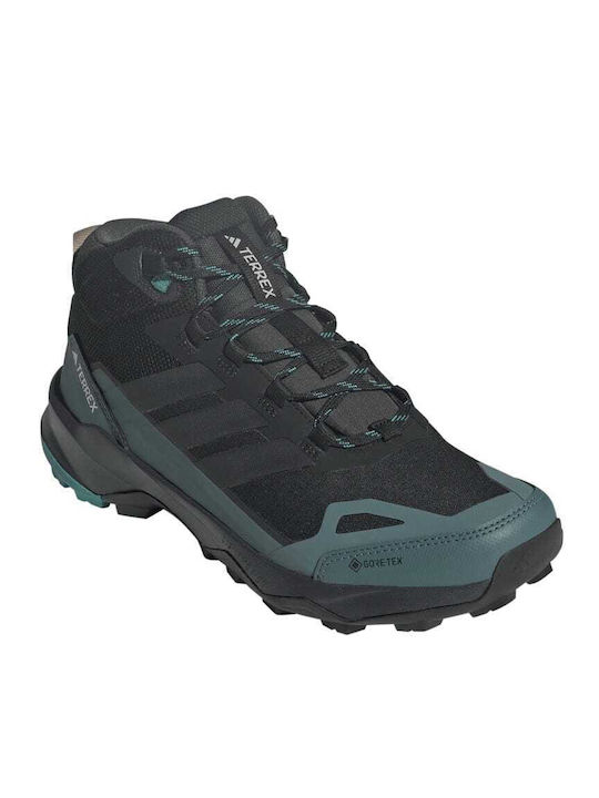 adidas Terrex Skychaser Ax5 Ανδρικά Ορειβατικά Μποτάκια Αδιάβροχα με Μεμβράνη Gore-Tex Core Black / Carbon / Pure Teal