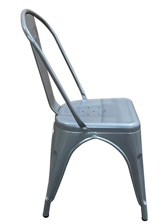 Scaun de exterior Metalic Gray 44x49x84cm