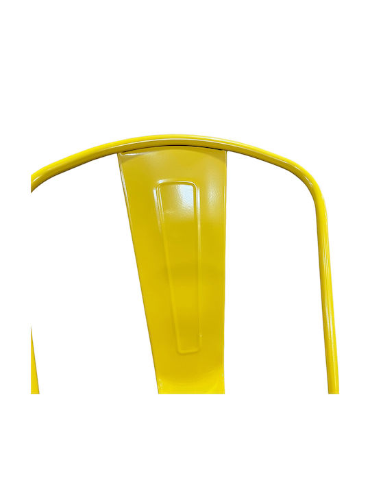 Outdoor-Stuhl Metallisch Yellow 44x49x84εκ.