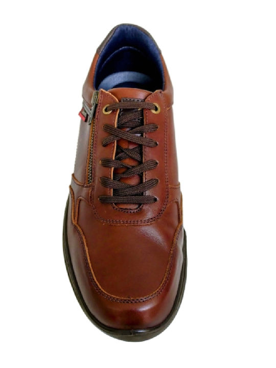Men's Leather Casual Shoes Tabac Brown