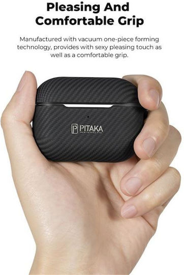 Pitaka Aramid Fiber Magnetic 1500d Plain Case Apple AirPods 4 Sunset Apm2405
