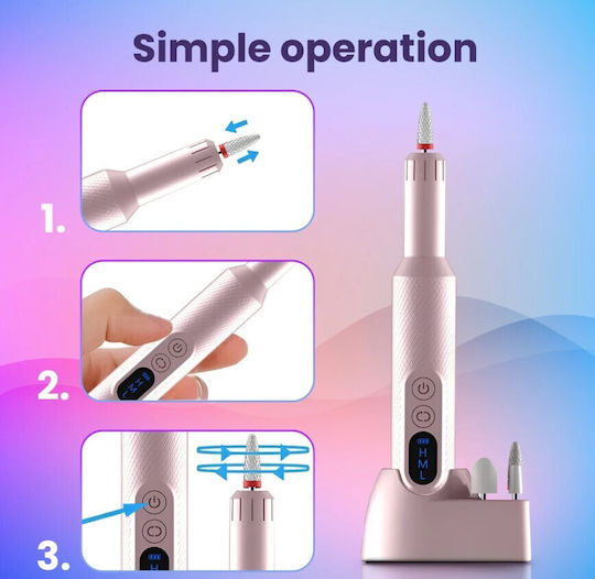 Extralink Nail Drill Battery Pink