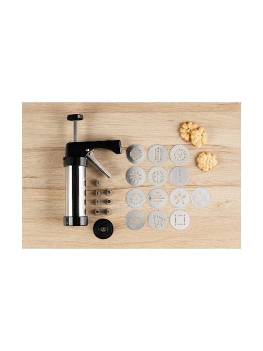 Maku Cookie Press Aluminium 13 Discs & Nozzles