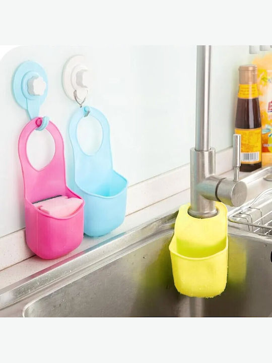 Dish Sponge Holder Drainage Holes Fastening Ring Silicone