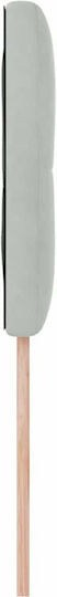 vidaXL Fabric Bed Headboard Light Gray 90x88cm