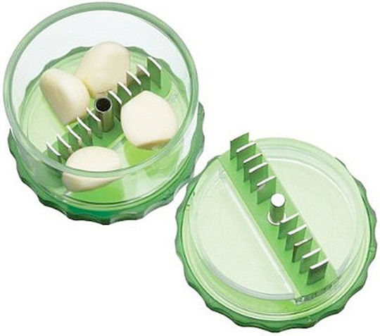 Tocător de Usturoi Garlic Pro 10 Lame din Oțel Verde