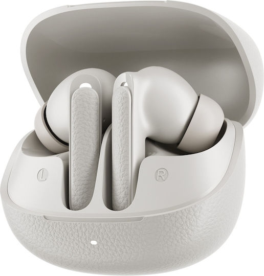 QCY Buds ANC Bluetooth Handsfree Earphones with Sweat Resistance and Charging Case White