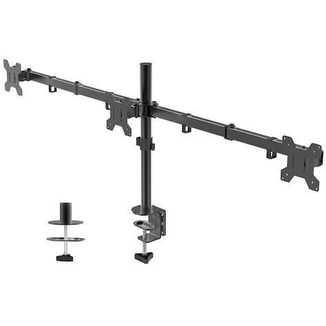 Blackmount MENG03 Halterung Auf dem Schreibtisch für 3 Monitore bis 27" mit Arm