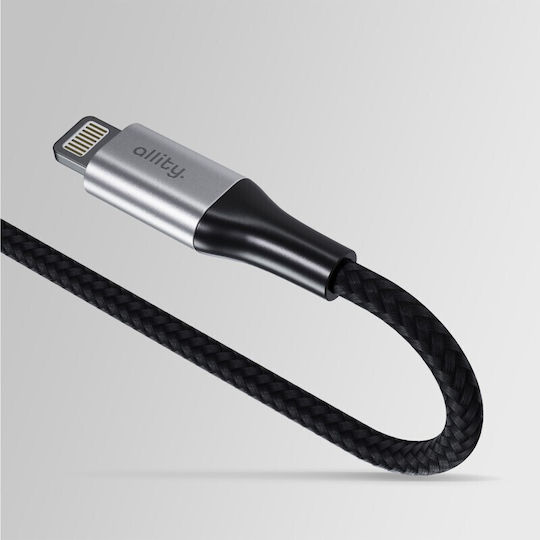Allity Regular la Cablu Lightning 27W Negru 1m