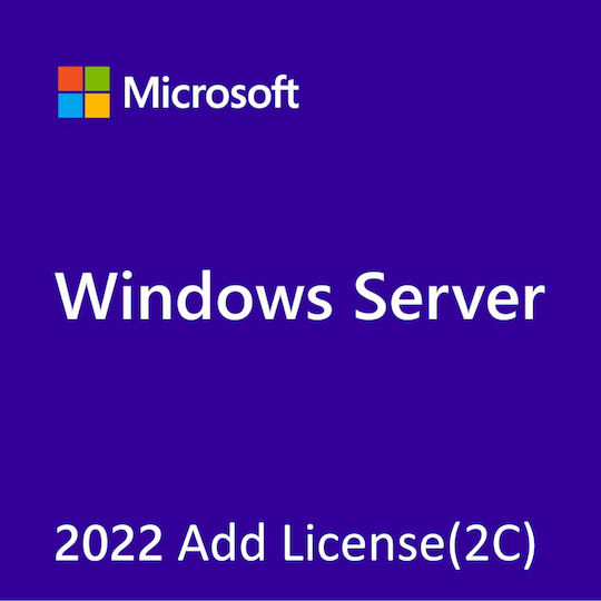 Dell Windows Server Standard 2022 Additional 2 Lizenzen Englisch σε Ηλεκτρονική άδεια