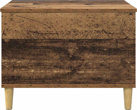 Square Central Wooden Coffee Table Brown M60xW44.5xH45cm