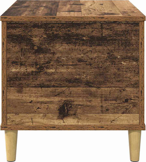 Square Central Wooden Coffee Table Brown M60xW44.5xH45cm
