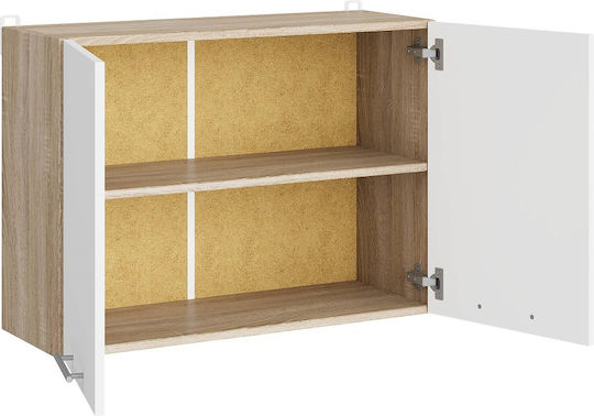 Ντουλάπι Κρεμαστό Sonoma Oak, Alba 80x30x58εκ.