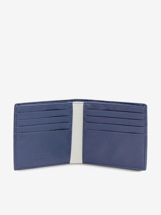 Groß Leder Damen Geldbörse Karten mit RFID Blau