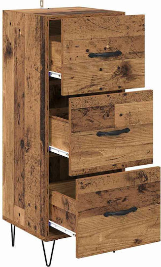 Sertar de depozitare cu 3 sertare L34xW34.5xH90buc
