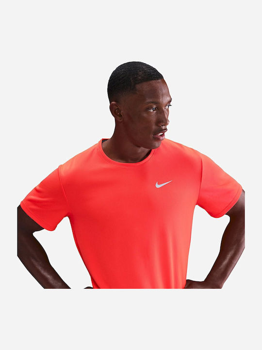 Miler Dri-Fit Athletic Short Sleeve T-Shirt Orange