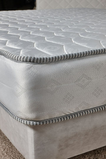 Bs Strom Relax Υπέρδιπλο Ορθοπεδικό Στρώμα 160x190x19cm με Ελατήρια