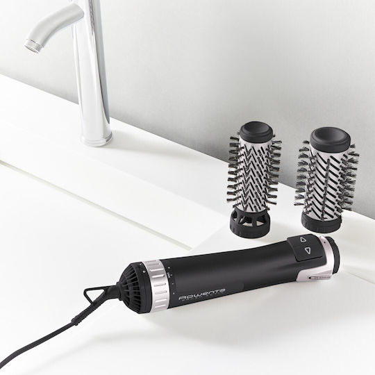 Rowenta Brush Activ Керамична Електрическа Четка за Коса с Air за Изправяне на Косата и за Къдрави Коси 1000 Watt