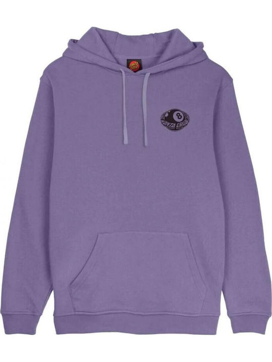 Sweatshirt with Hood Purple