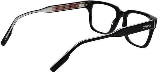 Zegna Männlich Kunststoff Brillenrahmen Schwarz EZ5260 001
