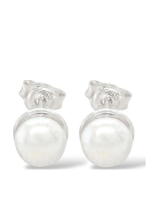 Xryseio Earrings made of Silver with Pearls