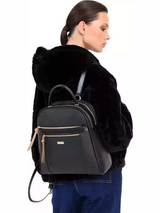 Geantă De Rucsac Din Piele Sintetică Burgundy