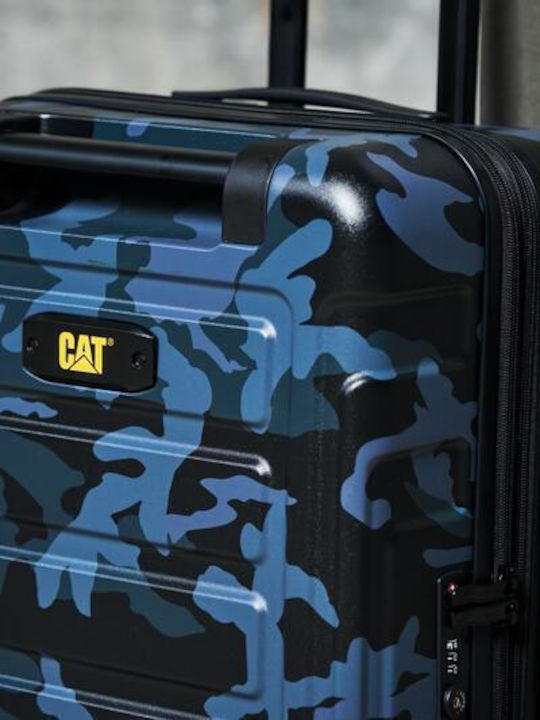 CAT Stealth Travel Suitcases Hard Navy Blue Maximum Height 70cm