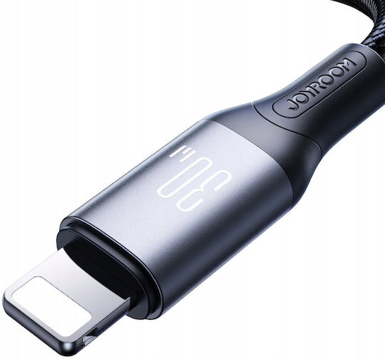 Joyroom Series USB-C to Lightning Cable 30W Μαύρο 1m
