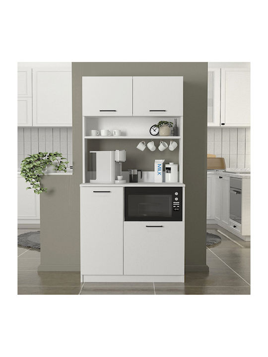 Tuco 2 Bodenstehender Schrank White 90x40x180cm