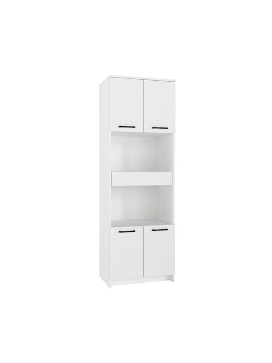 Alvento Επιδαπέδιο Ντουλάπι Λευκό 60x42x180εκ.