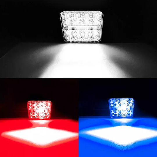 Τετράγωνος Led Προβολέας 12-60v 10w 4329