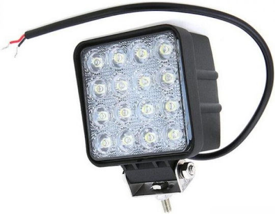 Platz Wasserdicht Scheinwerfer Auto LED 12 / 24V 48W 13.5cm 8Stück