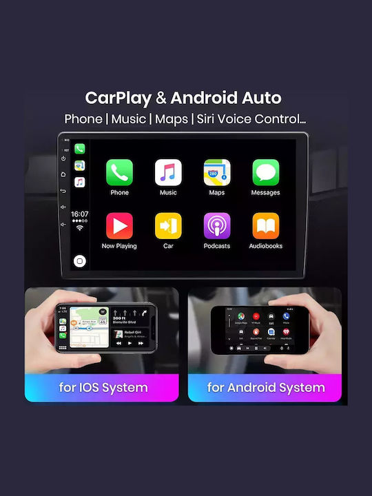 Auto-Audiosystem für Toyota Avensis 2003-2008 (Bluetooth/USB/WiFi/GPS/Apple-Carplay/Android-Auto) mit Touchscreen 9"