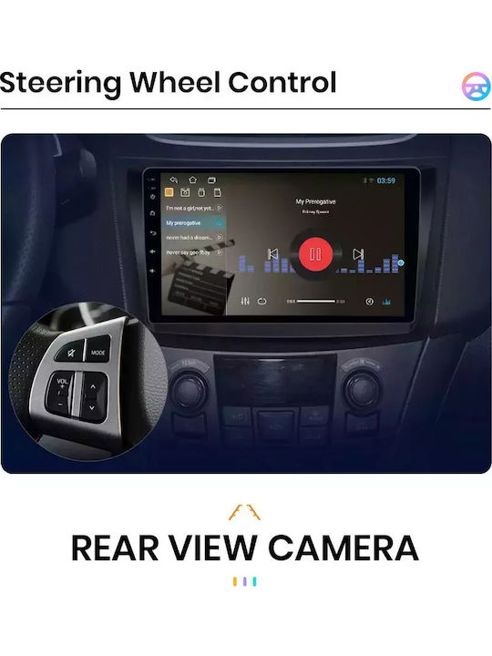 Car Audio System for Toyota Avensis 2009-2016 with Touch Screen 9" Bluetooth USB Wi-Fi GPS Apple CarPlay Android Auto