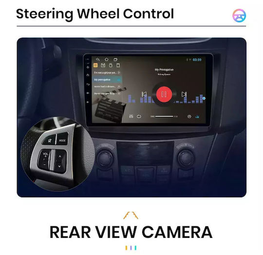 Car Audio System for Toyota Avensis 2009-2016 with Touch Screen 9" Bluetooth USB Wi-Fi GPS Apple CarPlay Android Auto