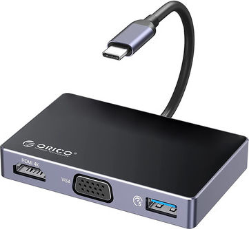 Orico Хъб 5 порта с връзка USB-A Черен