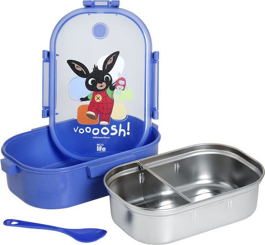 Ecolife Plastic Kids' Food Container 0.9lt Blue