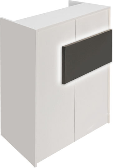 Megapap Aloha Professional Office Reception Desk L95.5xW40xH110.3cm