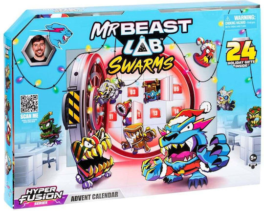 Giochi Preziosi Mr Beast Lab Swarms Hyper Fusion Advent Calendar για 5+ Ετών 30.48εκ.