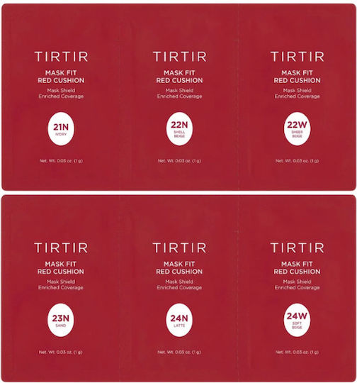 Tirtir Package Mask Fit Cushion Foundation 21n 22n 22w 23n 24n 24w 6gr