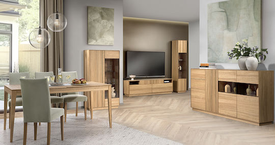 Unirso Table Dining Room Extendable Wooden 160x76x90cm