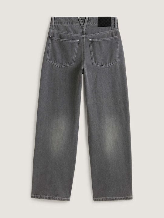 Women's Jean Trousers in Loose Fit Grey Wash
