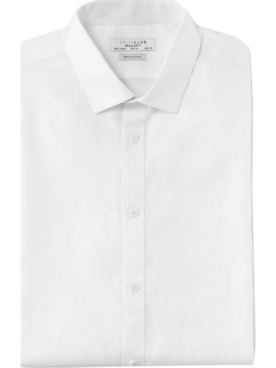 Langärmlig Hemd White