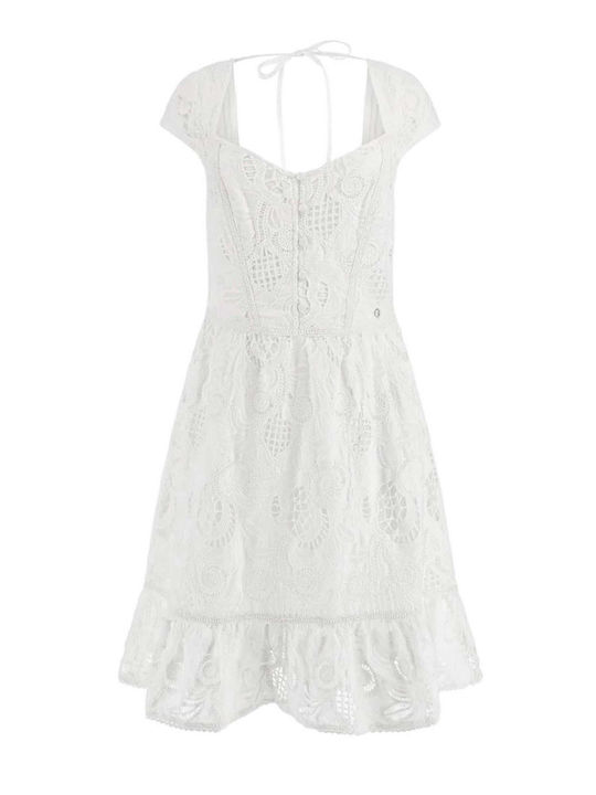 Mini Damenkleid Weiß