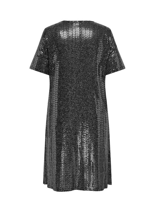 Midi Abendkleid Schwarz